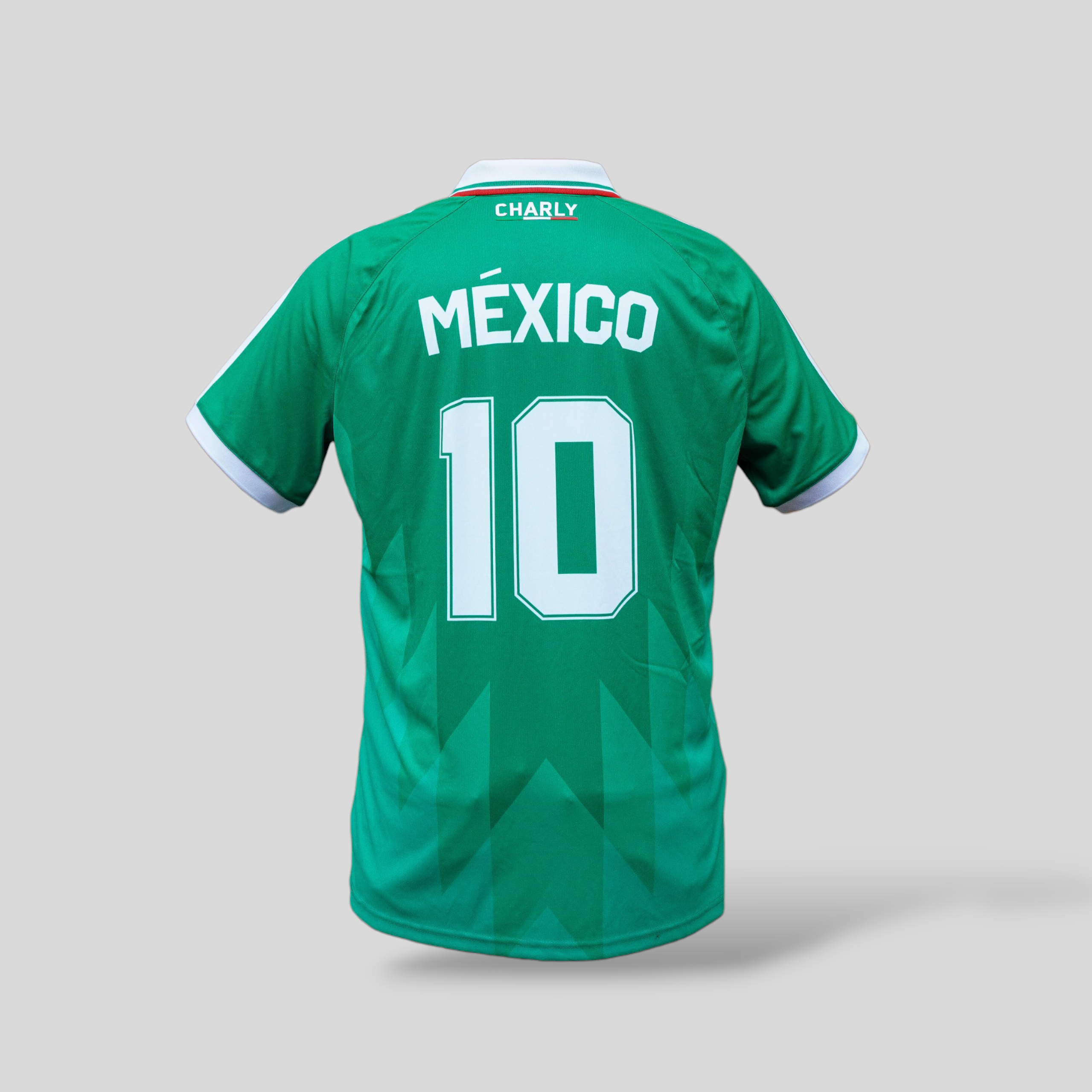 Jersey Charly Leyendas 10 Fútbol Fan color Verde para Hombre
