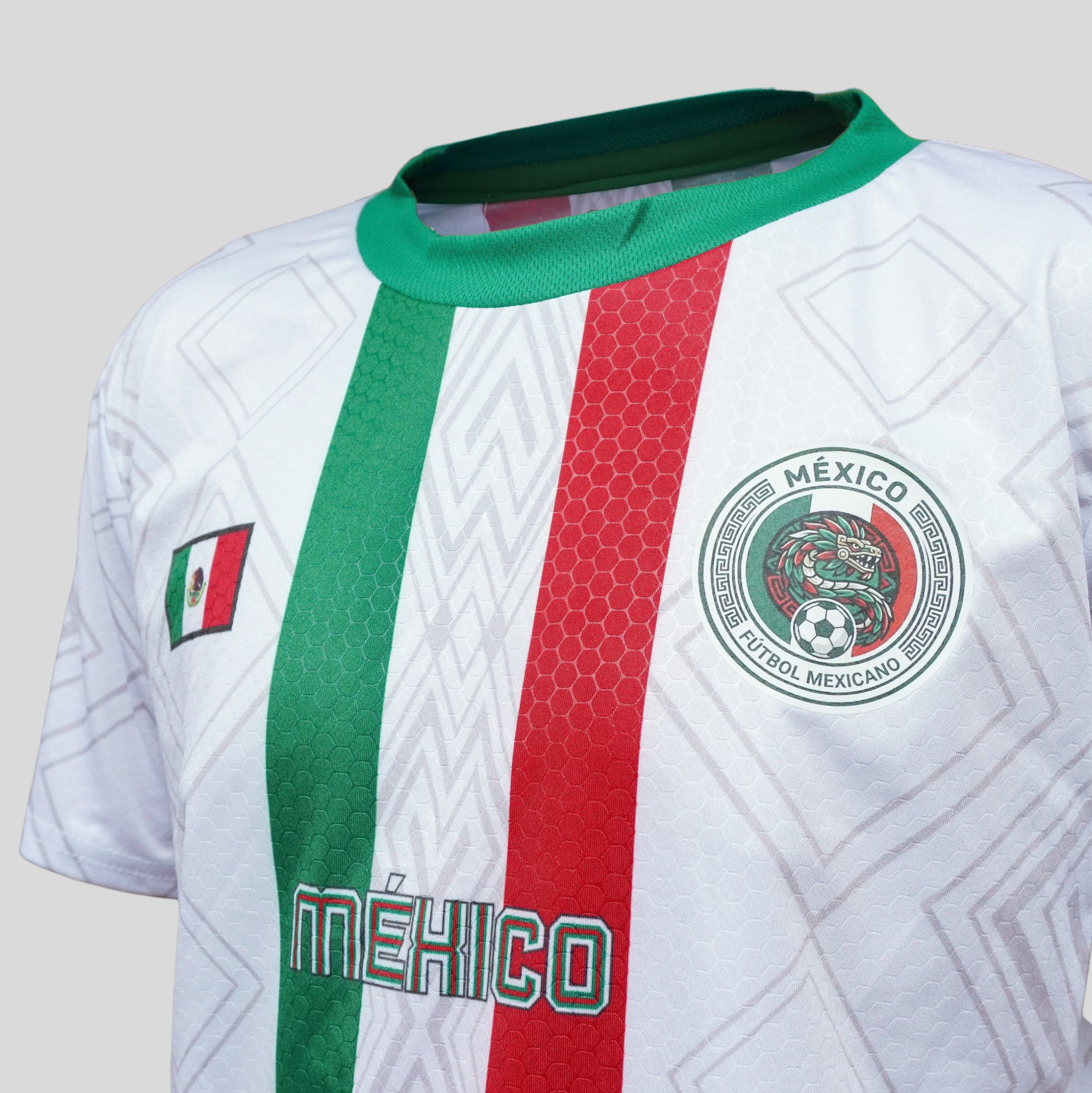 Jersey De México Para Hombre De Entrenamiento Tricolor