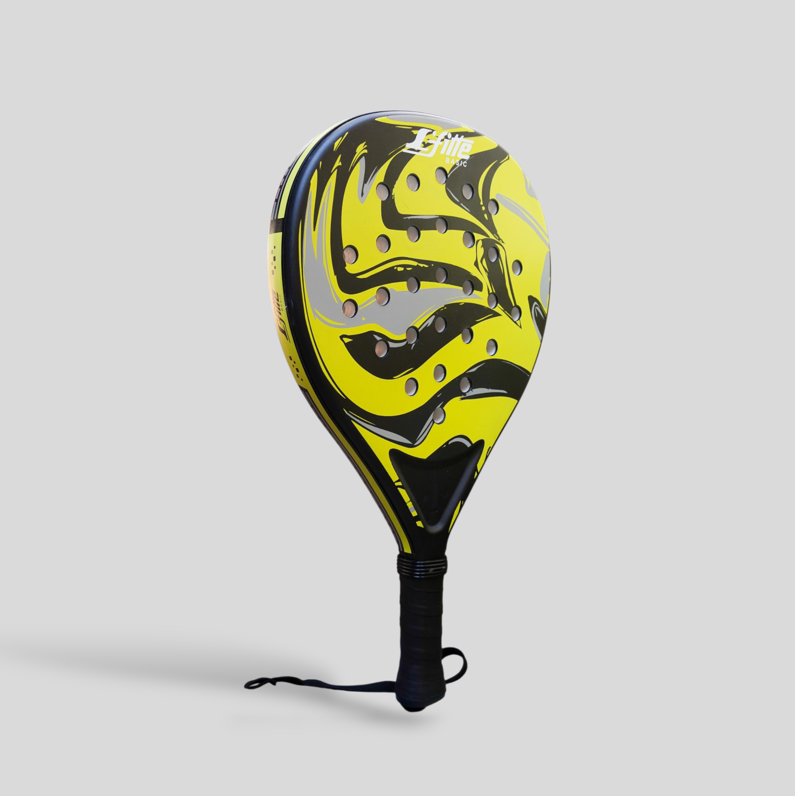 Raqueta de Pádel L´fitte Lemon Fibra de Carbono Profesional Alta Durabilidad
