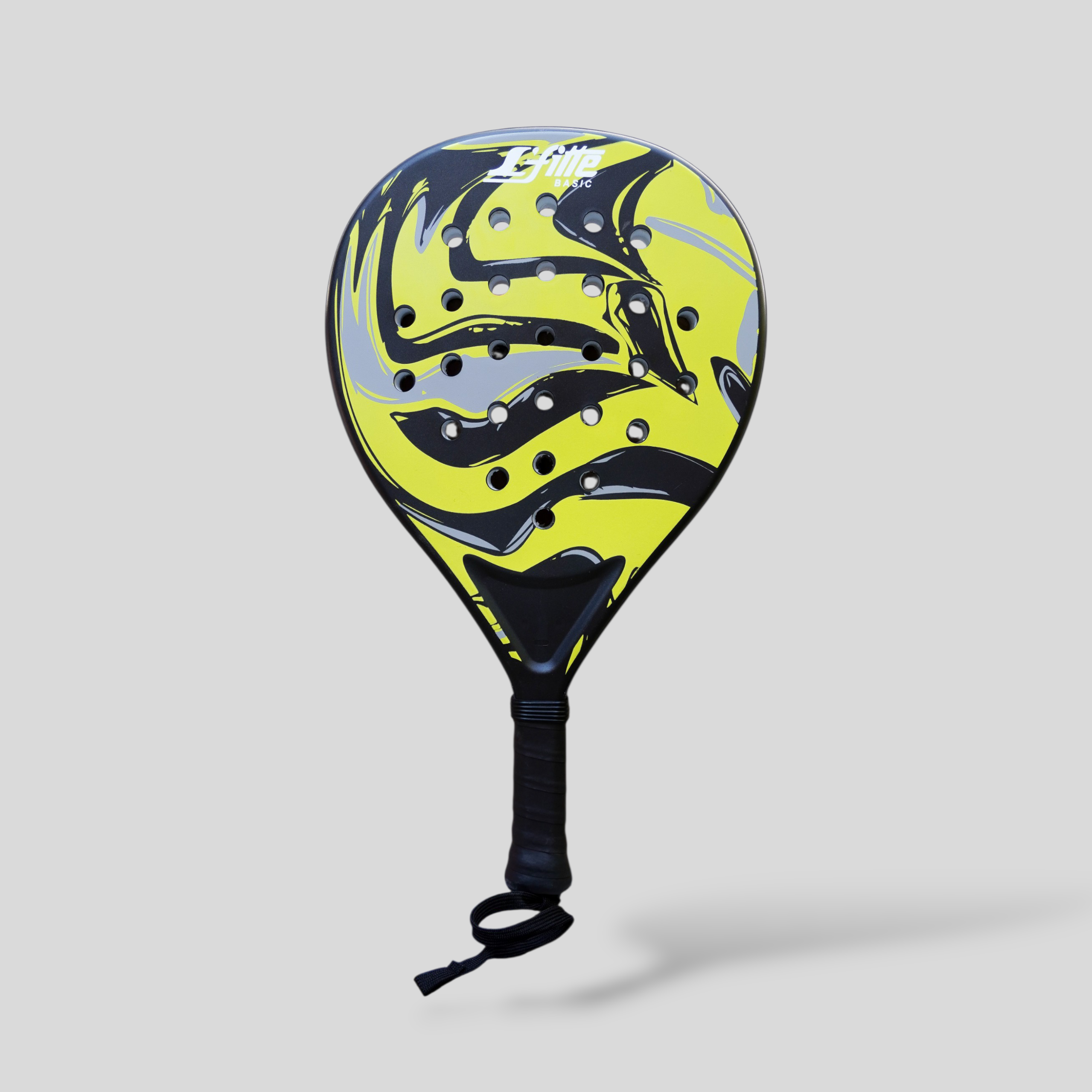Raqueta de Pádel L´fitte Lemon Fibra de Carbono Profesional Alta Durabilidad