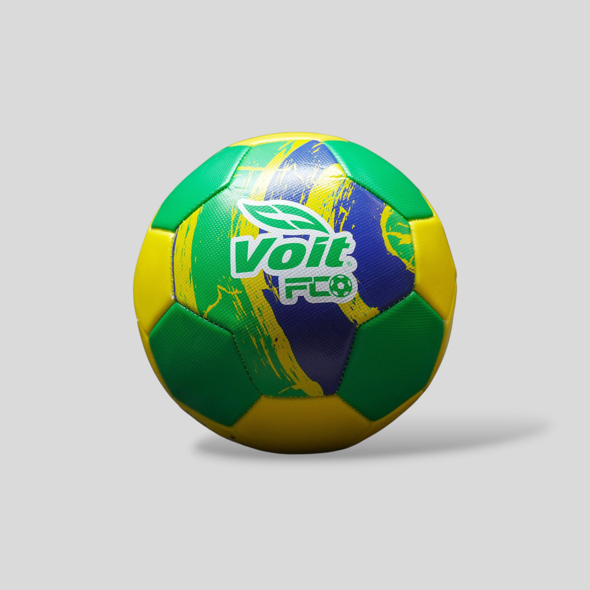 Balón Oficial Brasil Voit Diseño Verde y Amarillo, Resistente y de Alto Rendimiento para Juego