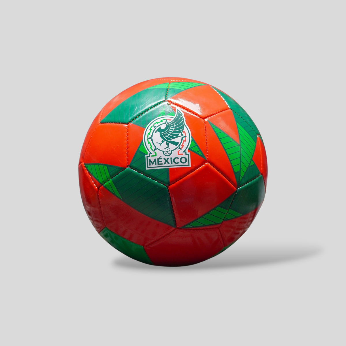 Balón Oficial Selección Mexicana Diseño Rojo con Verde, Resistente y de Alto Rendimiento para Juego