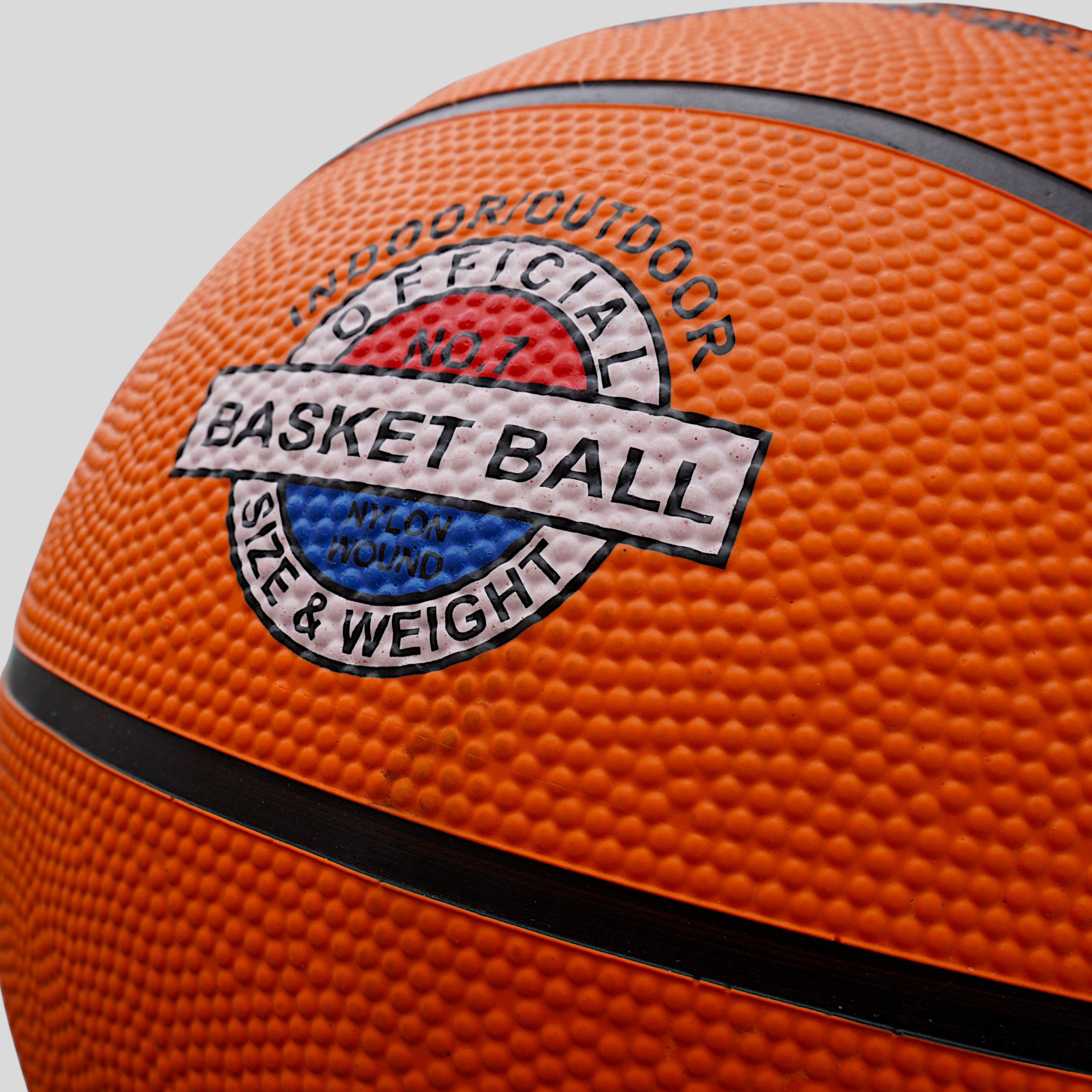 Balón de Básquetbol Luguer de Goma Sintética Tamaño 7 para Entrenamiento Interior y Exterior
