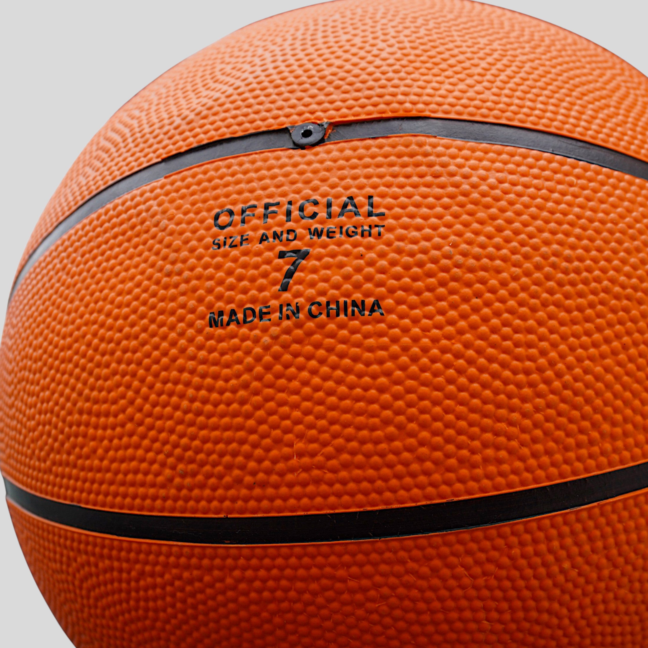 Balón de Básquetbol Luguer de Goma Sintética Tamaño 7 para Entrenamiento Interior y Exterior
