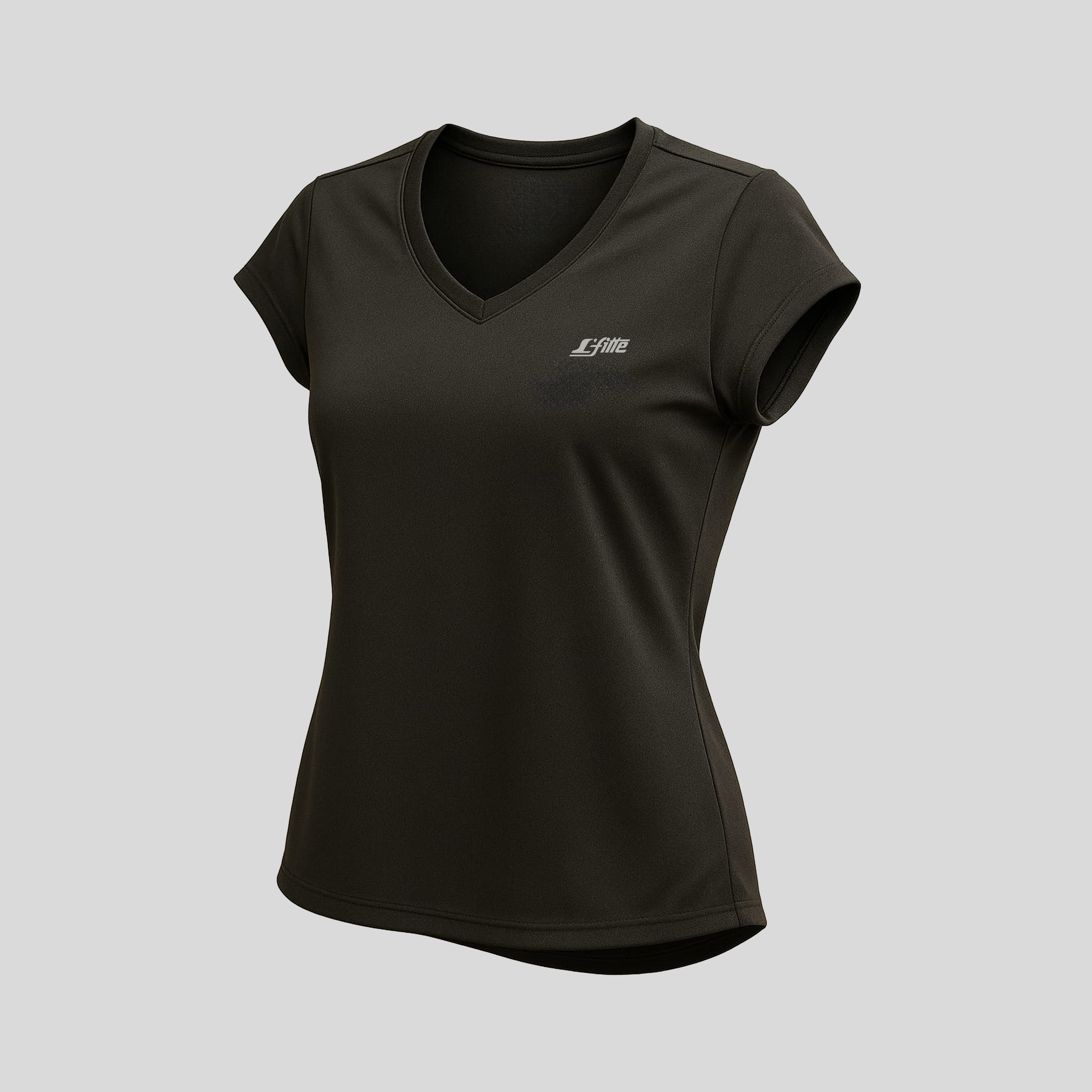 Playera de Licra para Dama con Cuello en V  Cómoda, Ligera y Transpirable