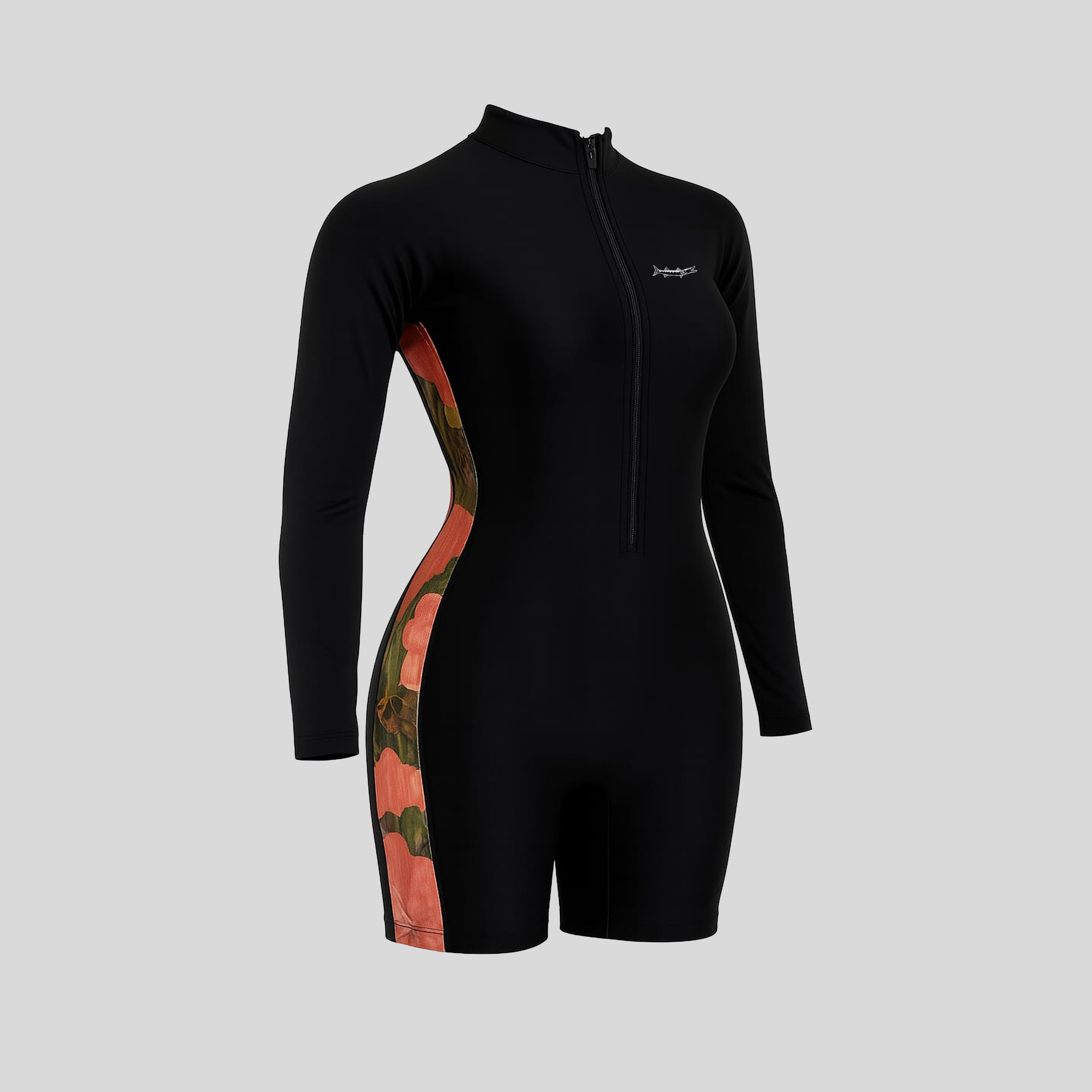 Body Manga Larga para Dama Resistente al Cloro, Ligero y con Protección UV, Ideal para Natación y Buceo