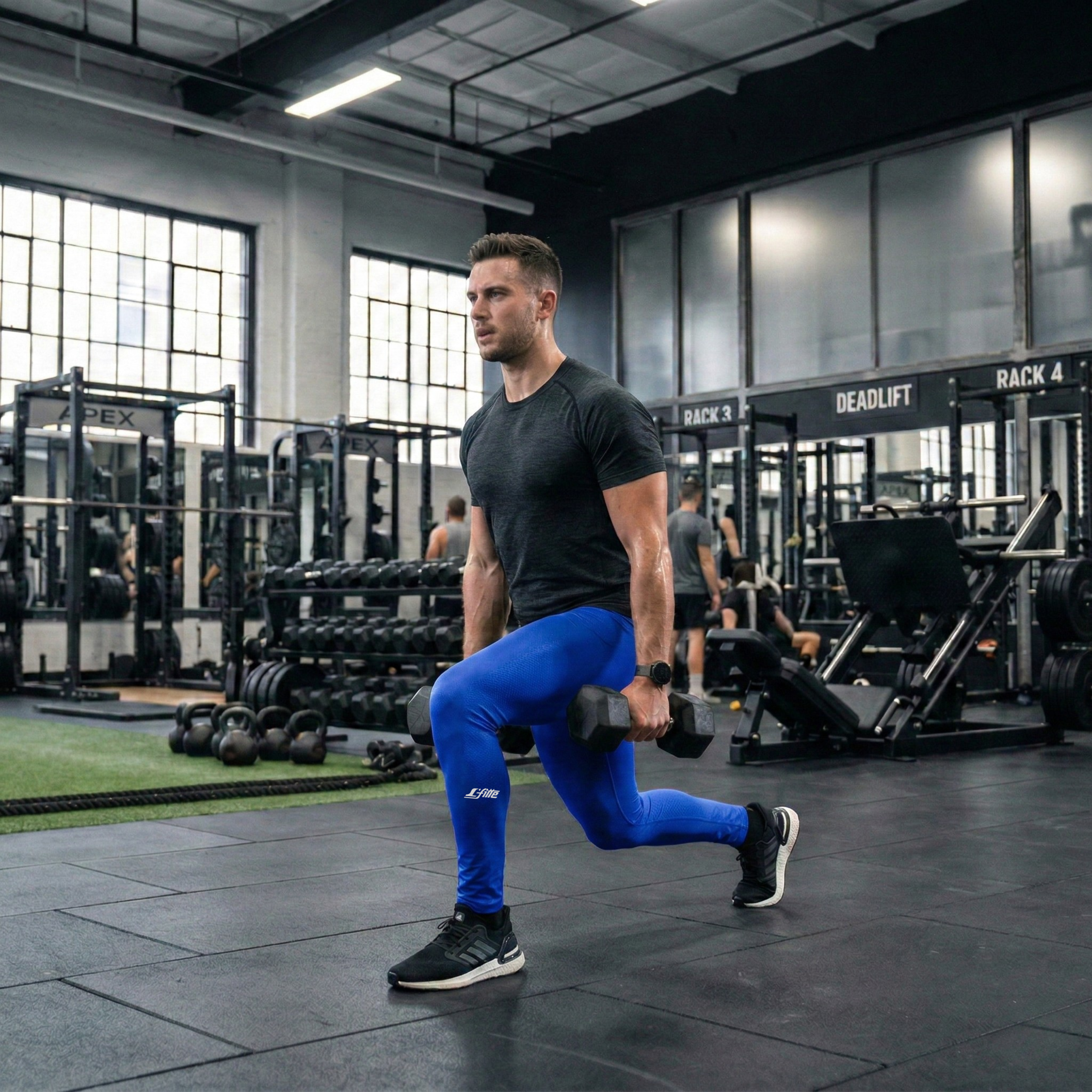 Licra de Compresión de Entrenamiento Para Hombre L´fitte