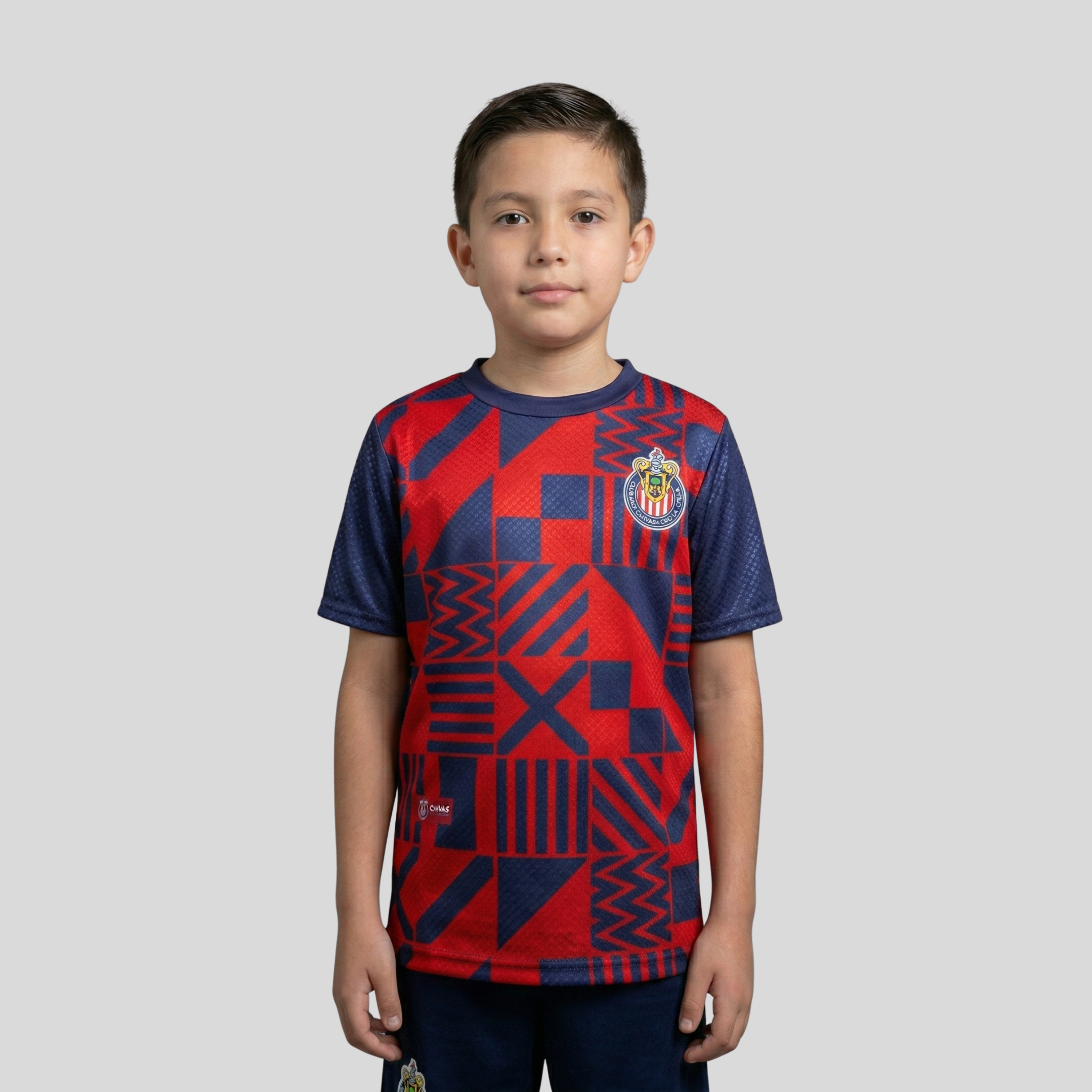 Jersey Playera Para Niño Chivas Guadalajara De Entrenamiento