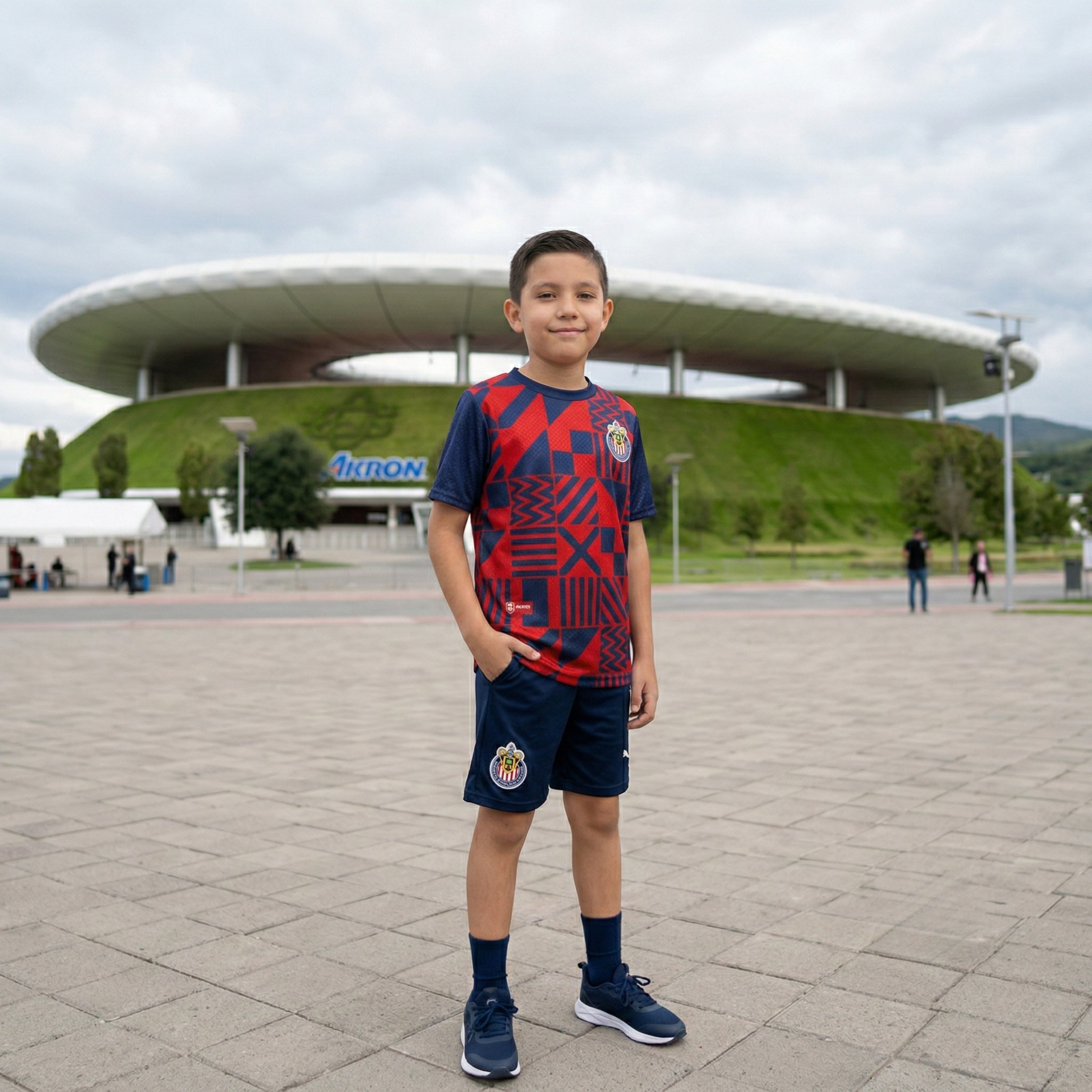 Jersey Playera Para Niño Chivas Guadalajara De Entrenamiento