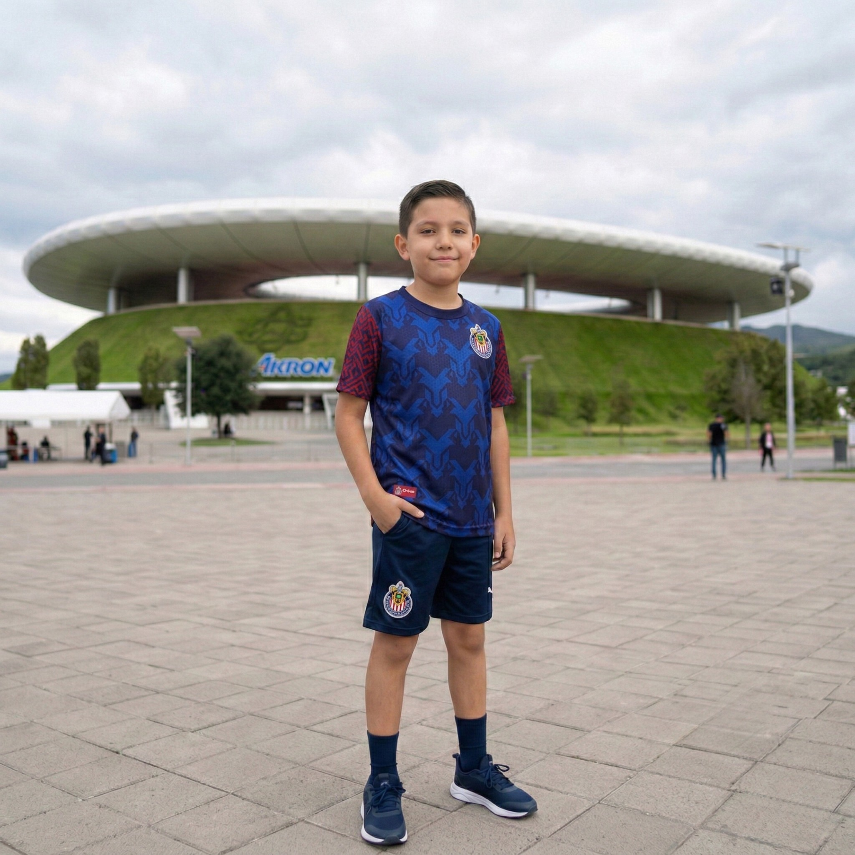 Jersey Playera Para Niño Chivas Guadalajara De Entrenamiento
