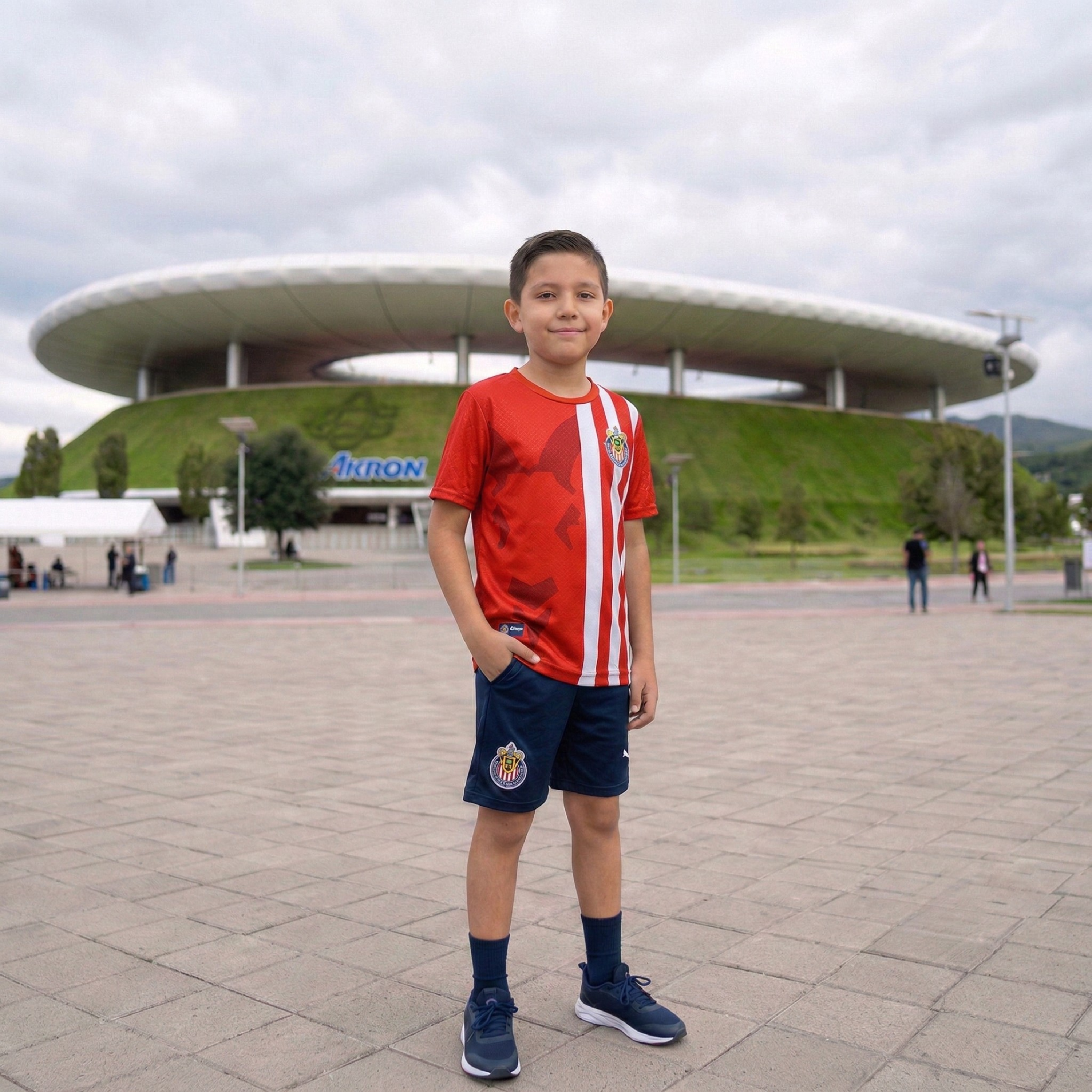 Jersey Playera Para Niño Chivas Guadalajara De Entrenamiento