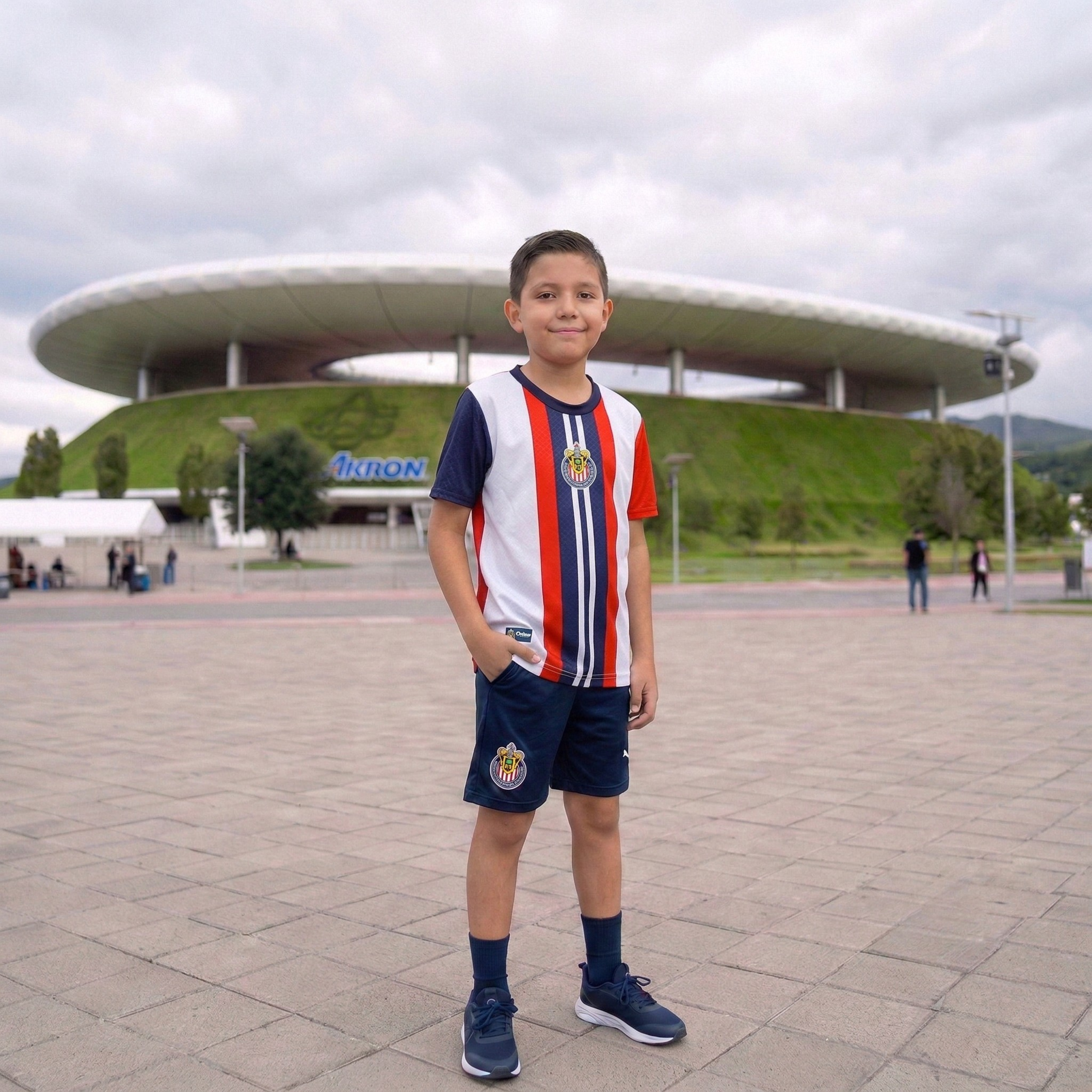 Jersey Playera Para Niño Chivas Guadalajara De Entrenamiento