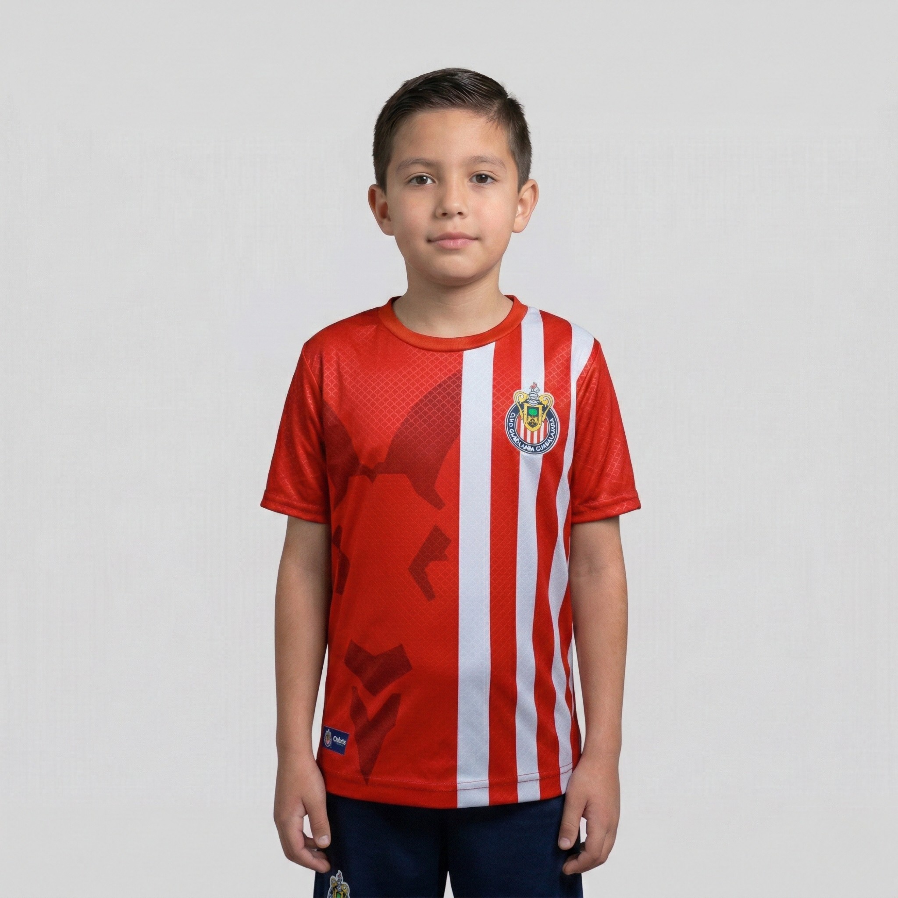 Jersey Playera Para Niño Chivas Guadalajara De Entrenamiento