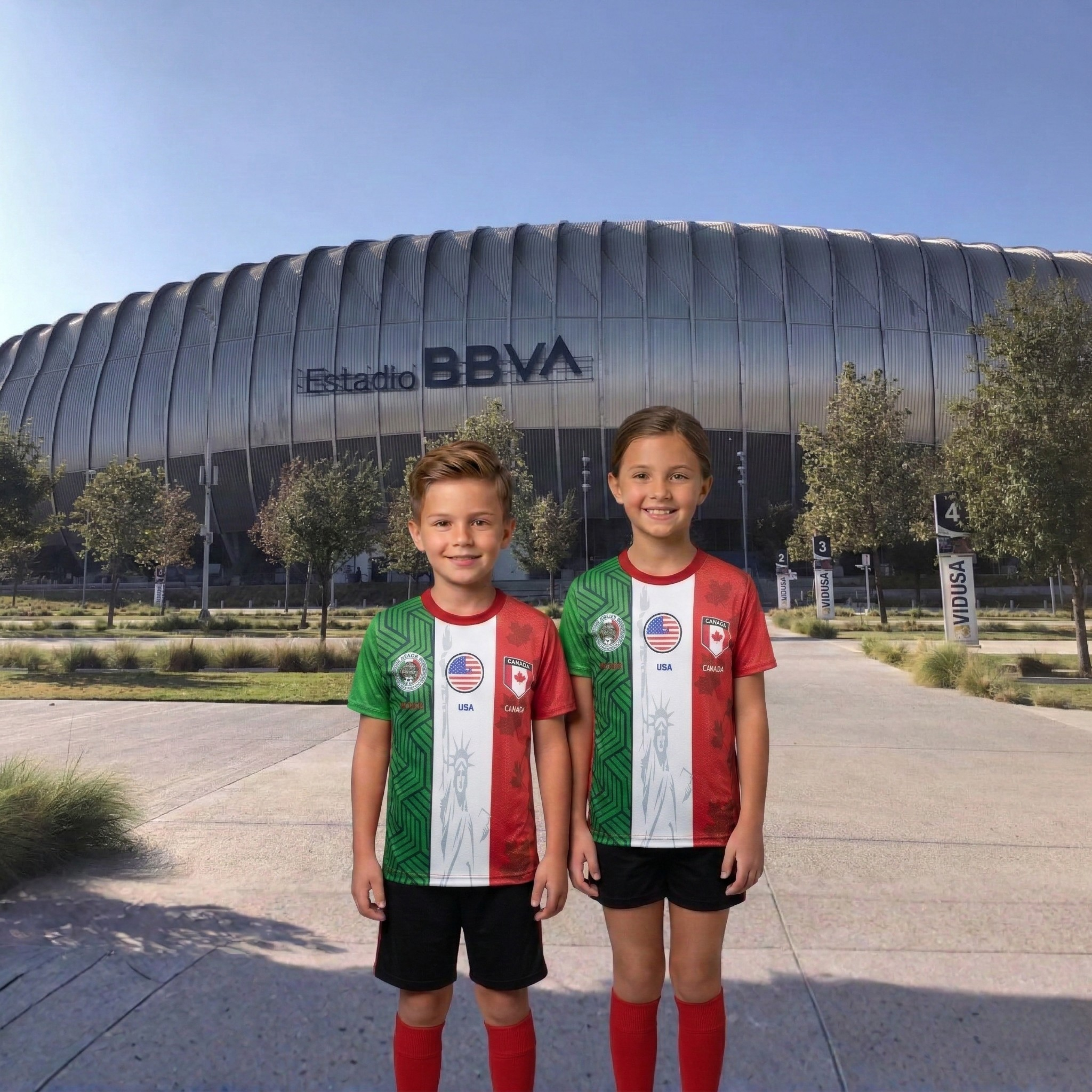 Jersey Playera Para Niños Mundial México De Entrenamiento