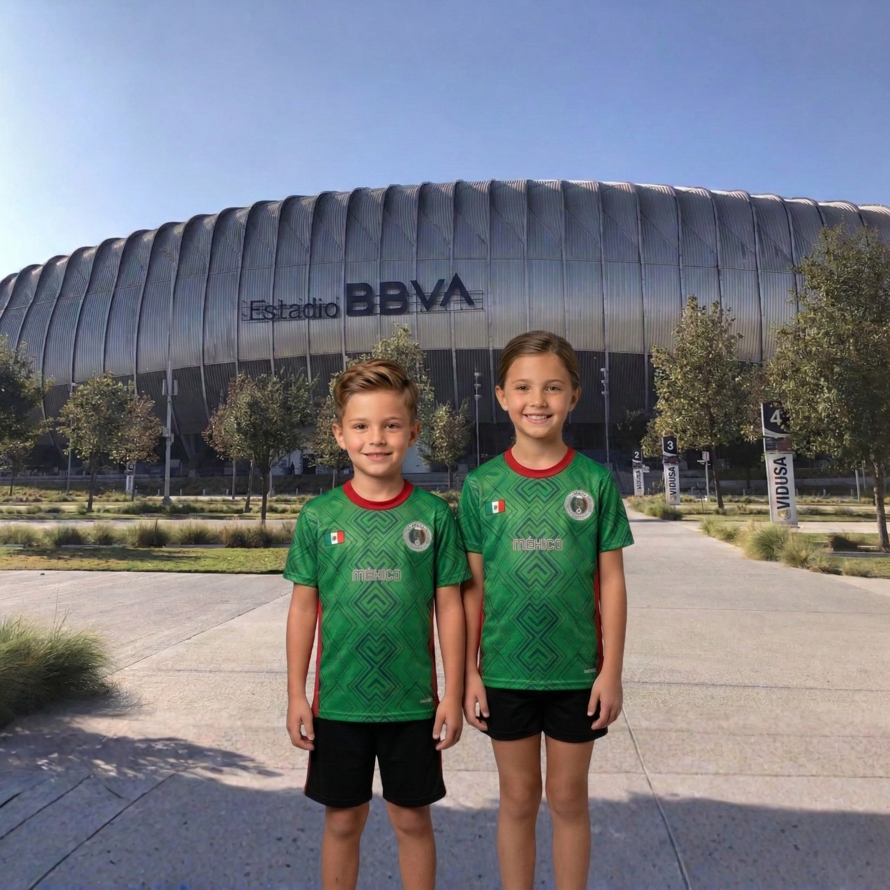 Jersey Playera Para Niños Mundial México De Entrenamiento