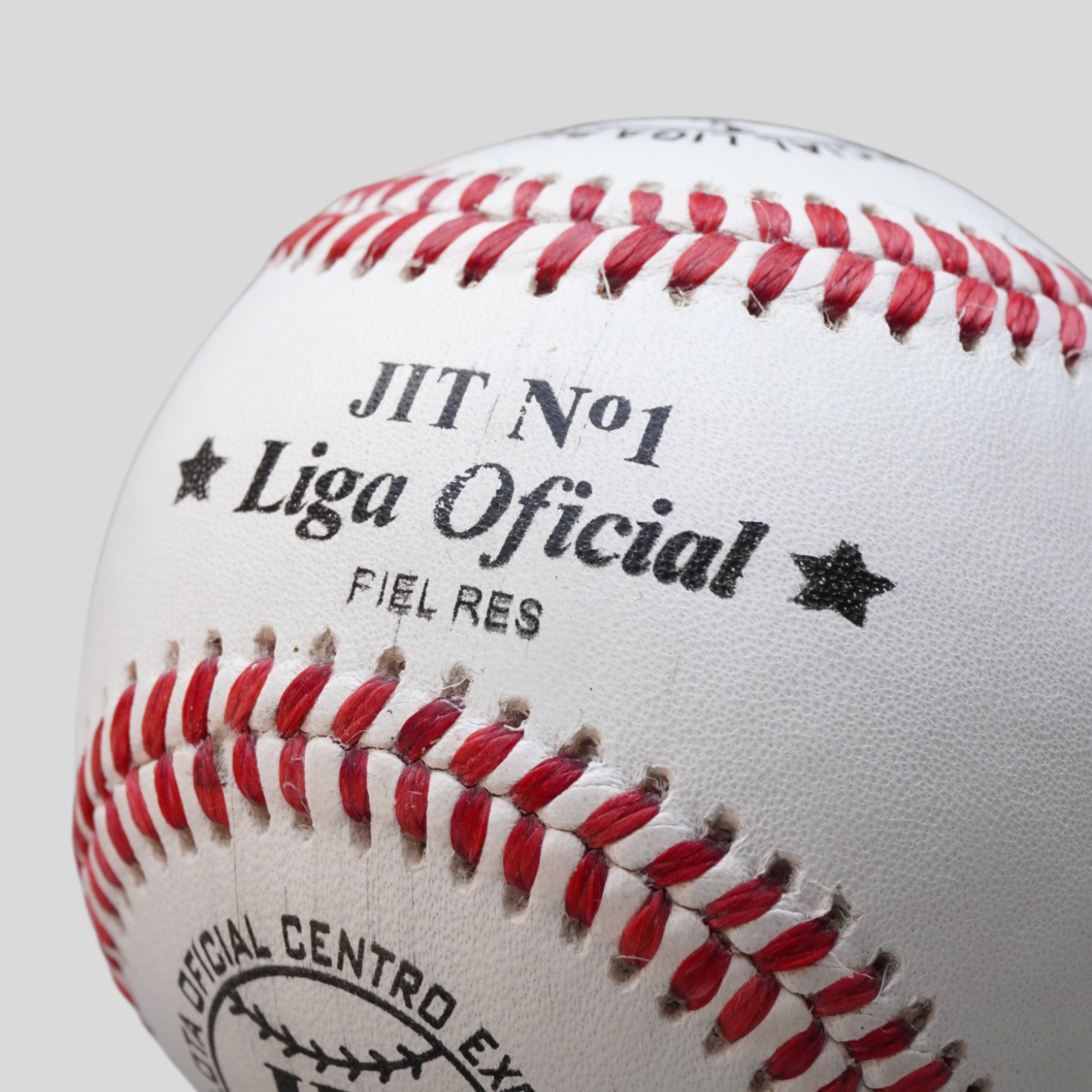 Pelota de Béisbol Jit 1 Hecha de Piel Cocida para Uso Rudo