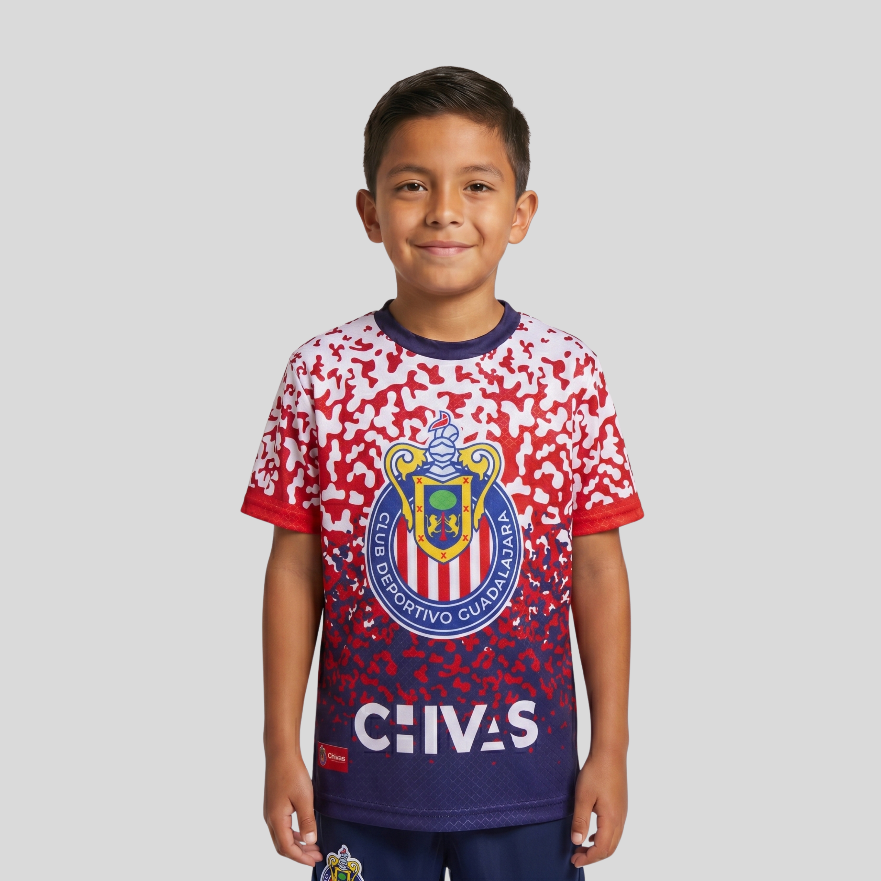 Jersey Playera Para Niño Chivas Guadalajara De Entrenamiento