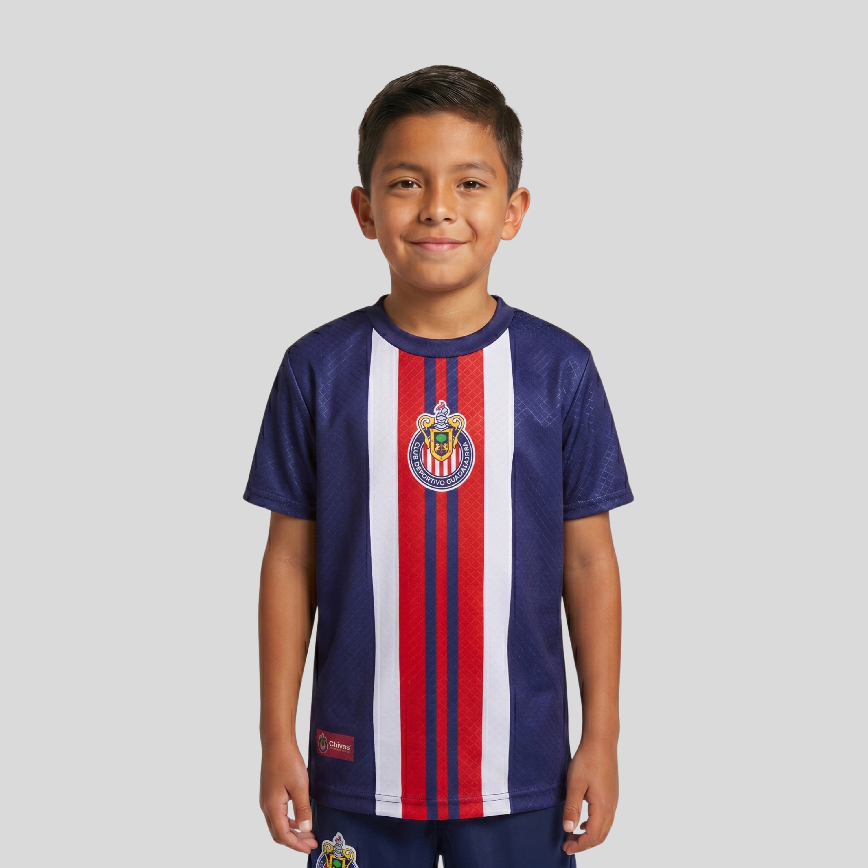 Jersey Playera Para Niño Chivas Guadalajara De Entrenamiento