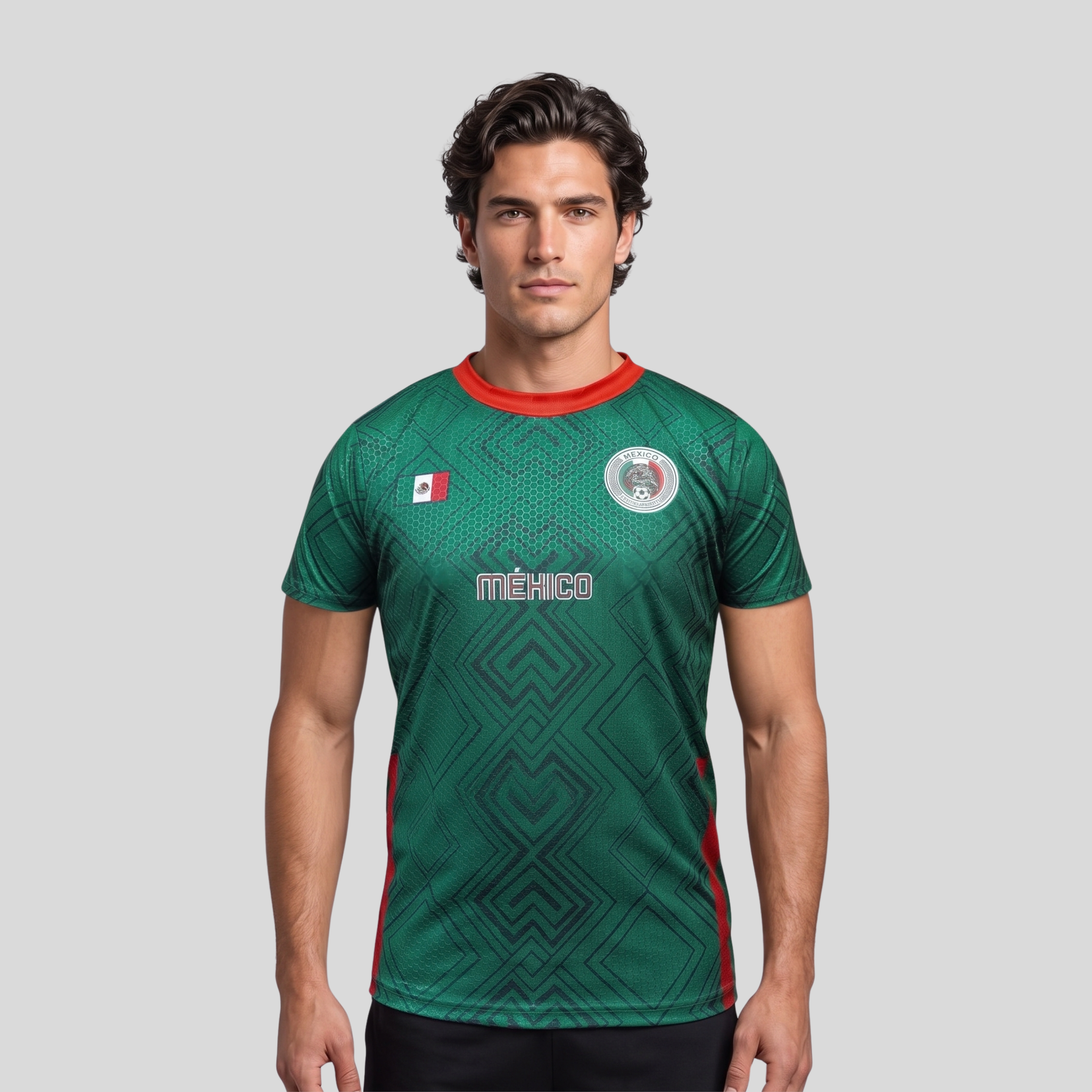 Jersey De México Para Hombre De Entrenamiento Verde