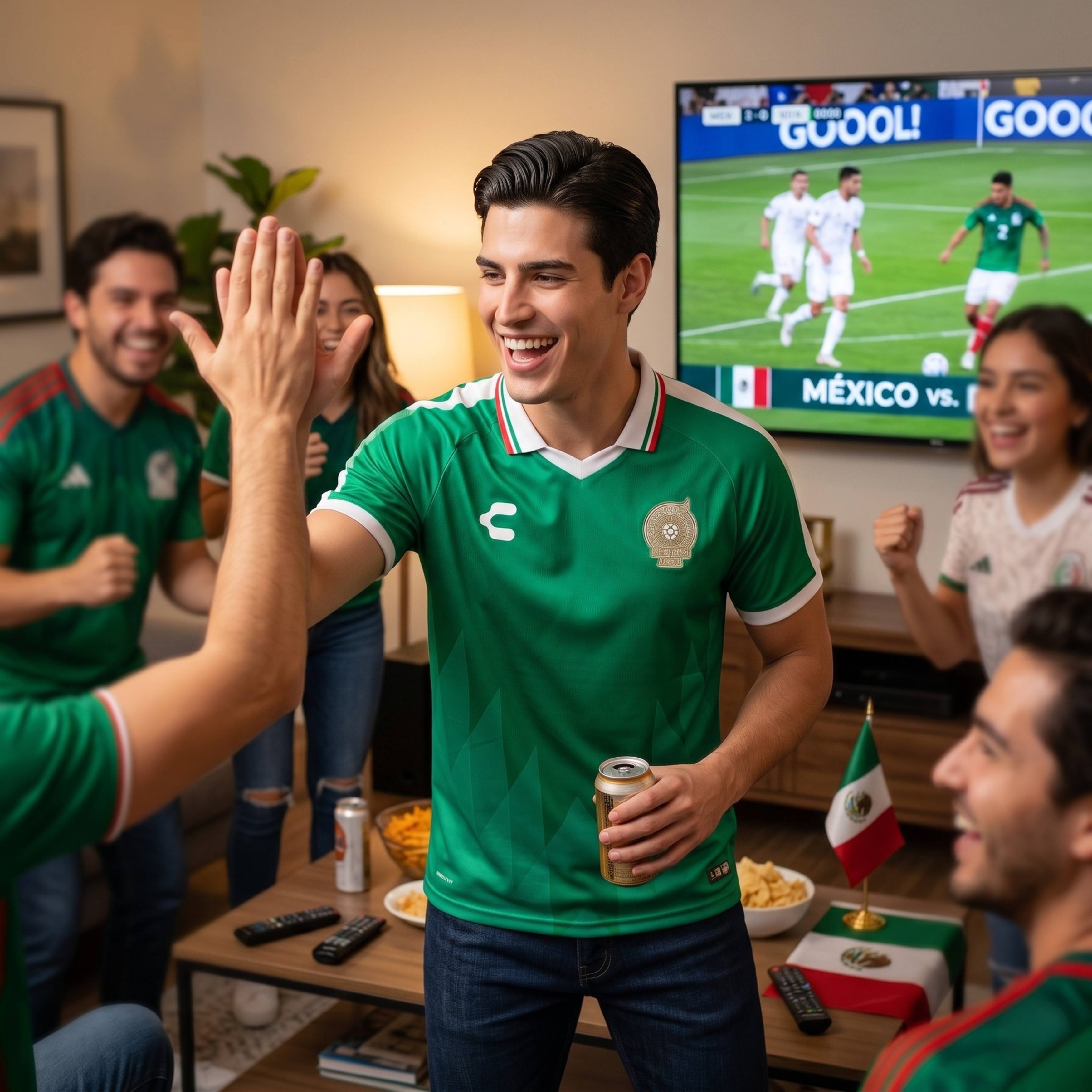 Jersey Charly Leyendas 10 Fútbol Fan color Verde para Hombre