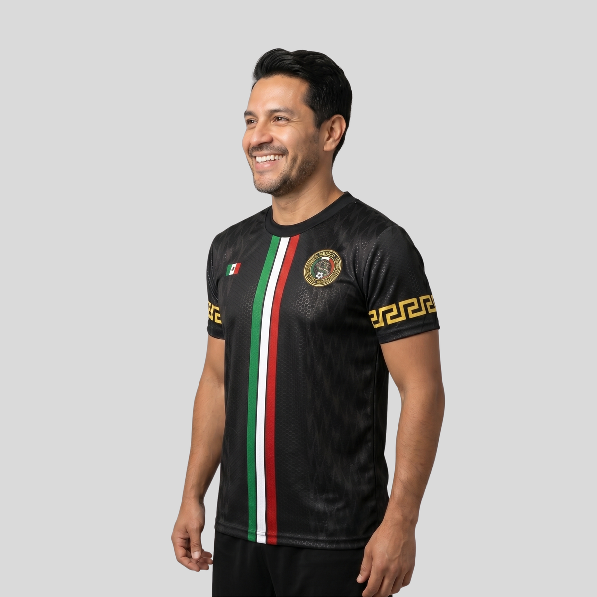 Jersey De México Para Hombre De Entrenamiento Negra