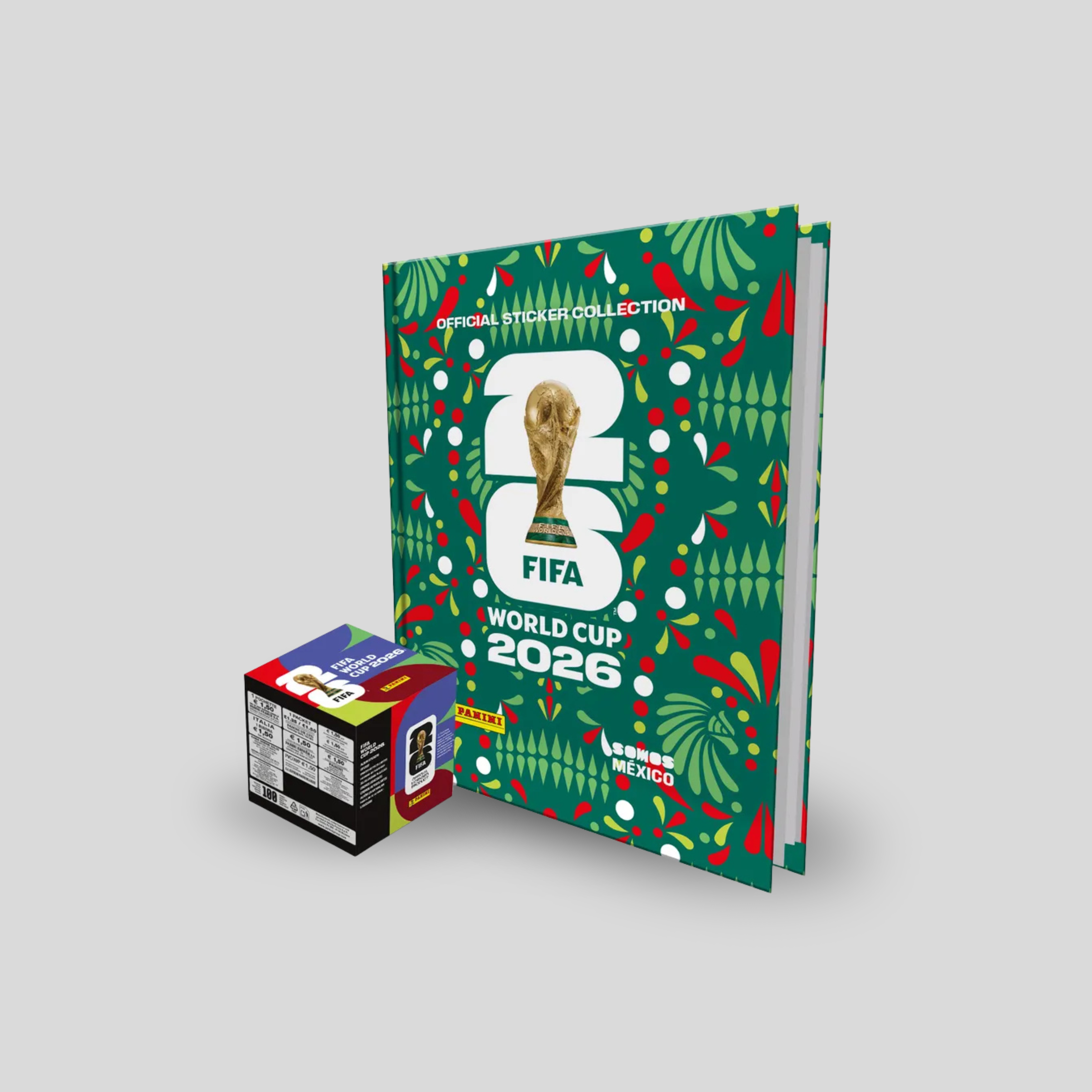 Álbum pasta dura + Caja de Sobres. 100 sobres World Cup 2026