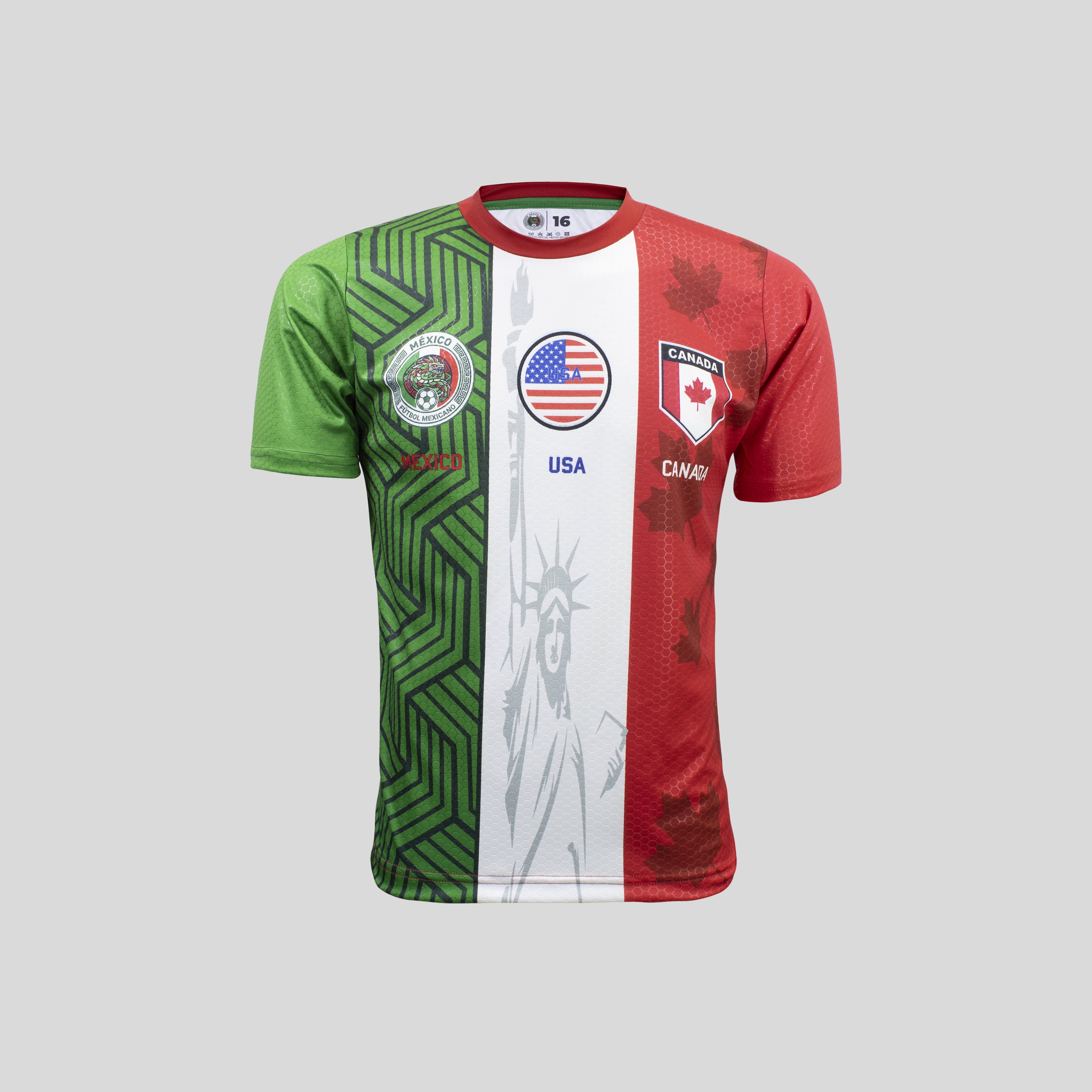 Jersey Playera Para Niños Mundial México De Entrenamiento