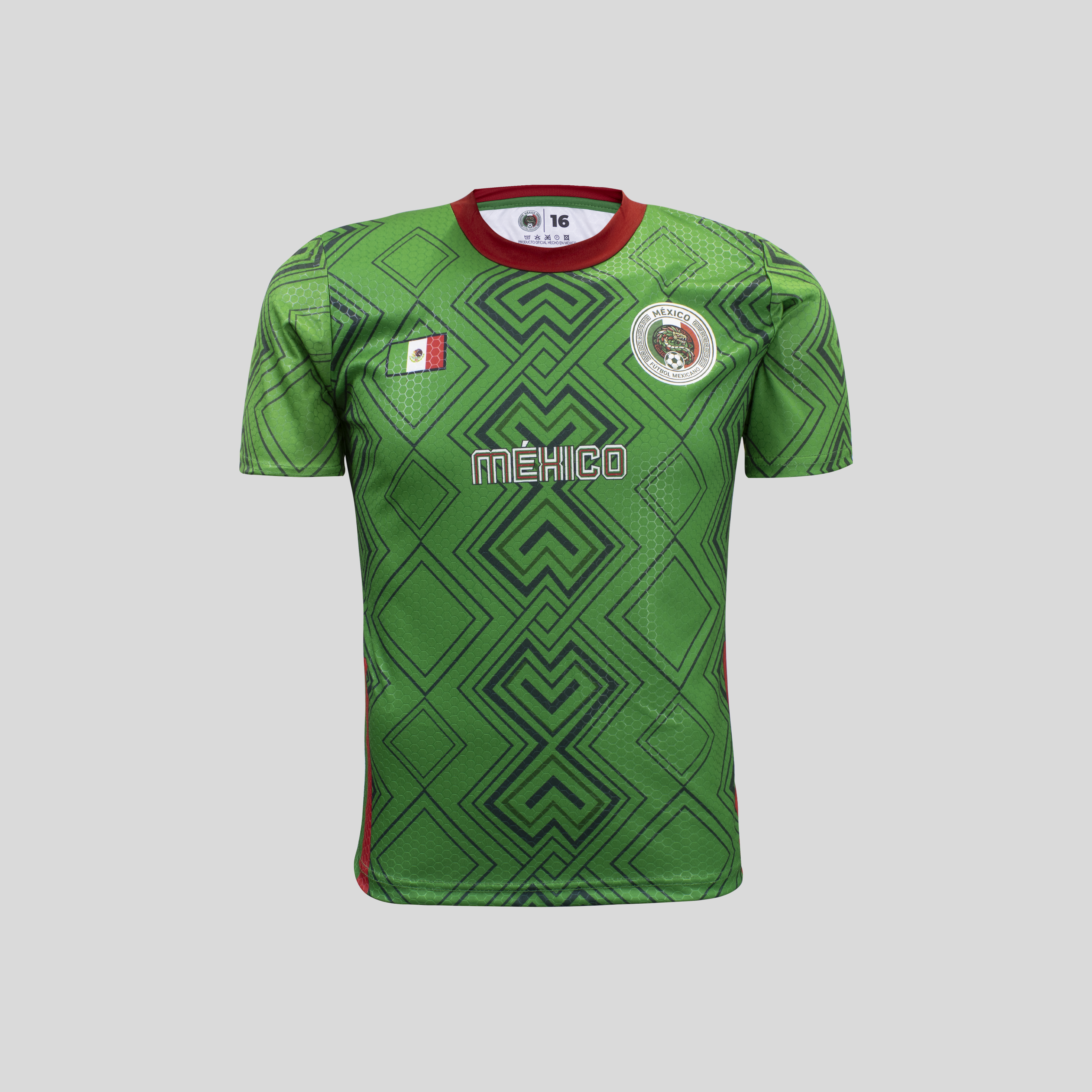 Jersey Playera Para Niños Mundial México De Entrenamiento