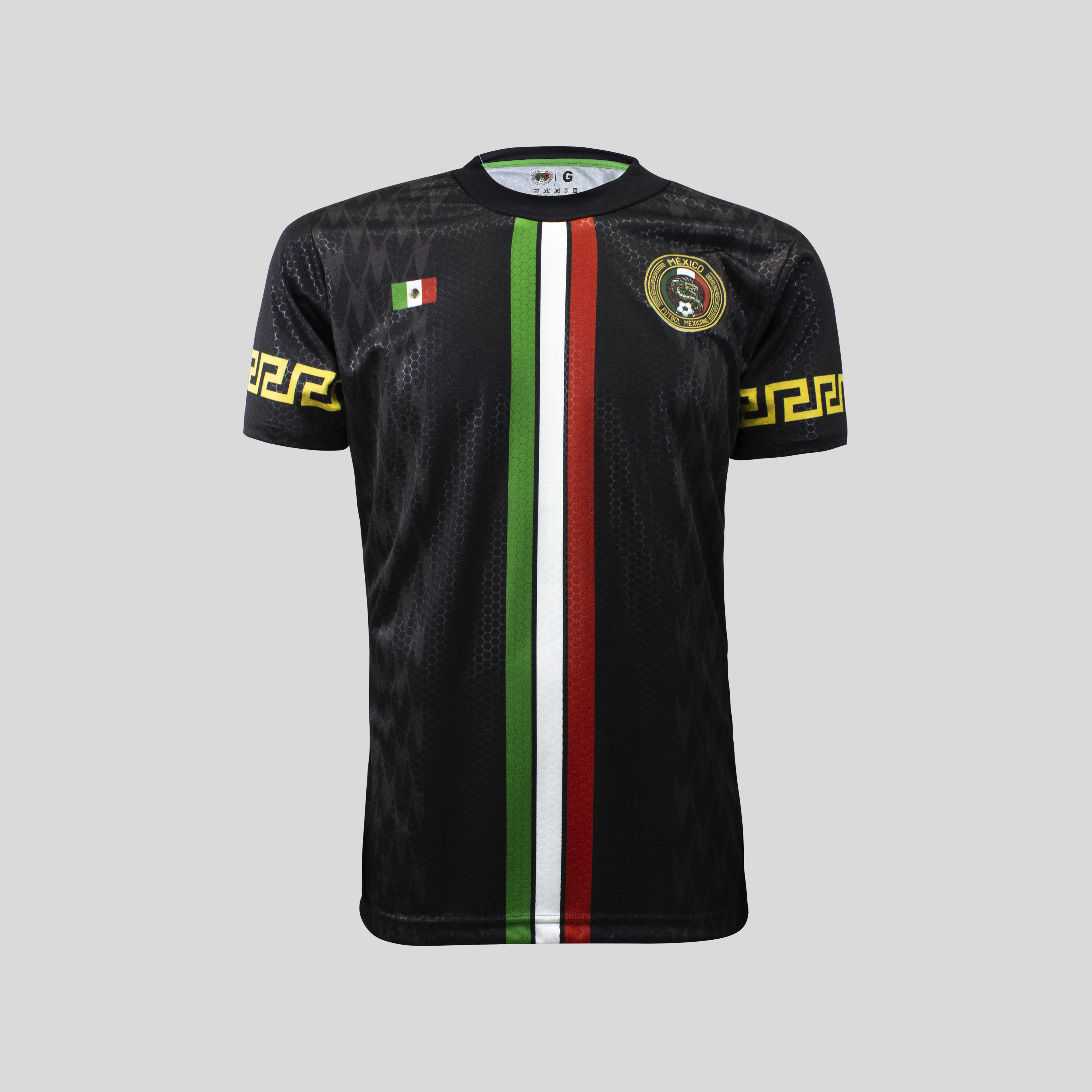 Jersey De México Para Hombre De Entrenamiento Negra