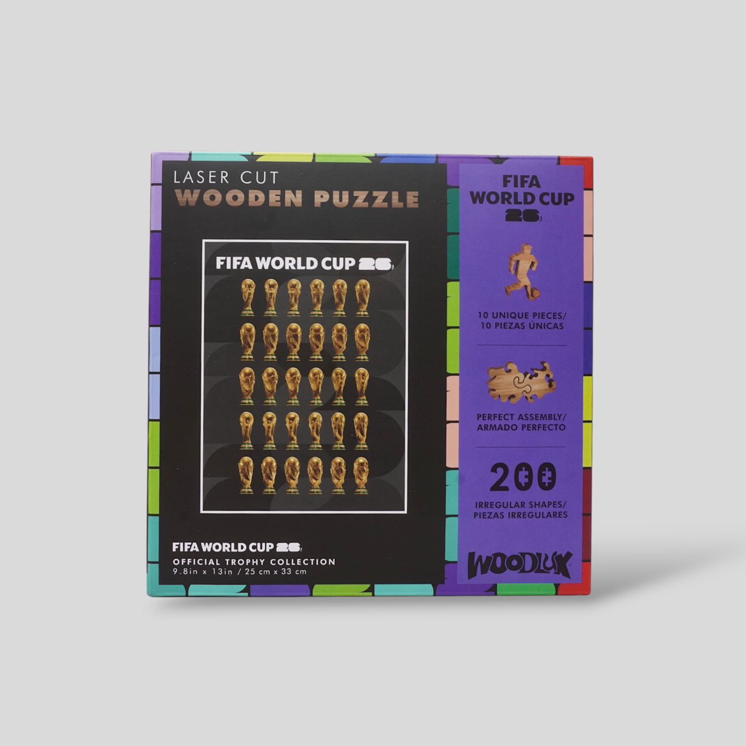 Rompecabezas de Madera FIFA Copa Mundial 2026 Official Trophy 200 Piezas