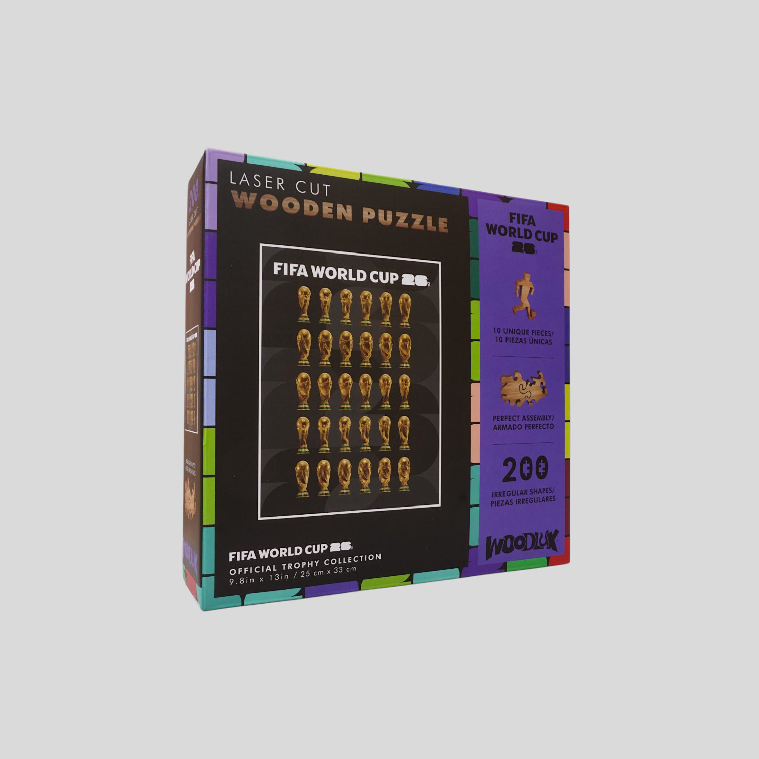 Rompecabezas de Madera FIFA Copa Mundial 2026 Official Trophy 200 Piezas