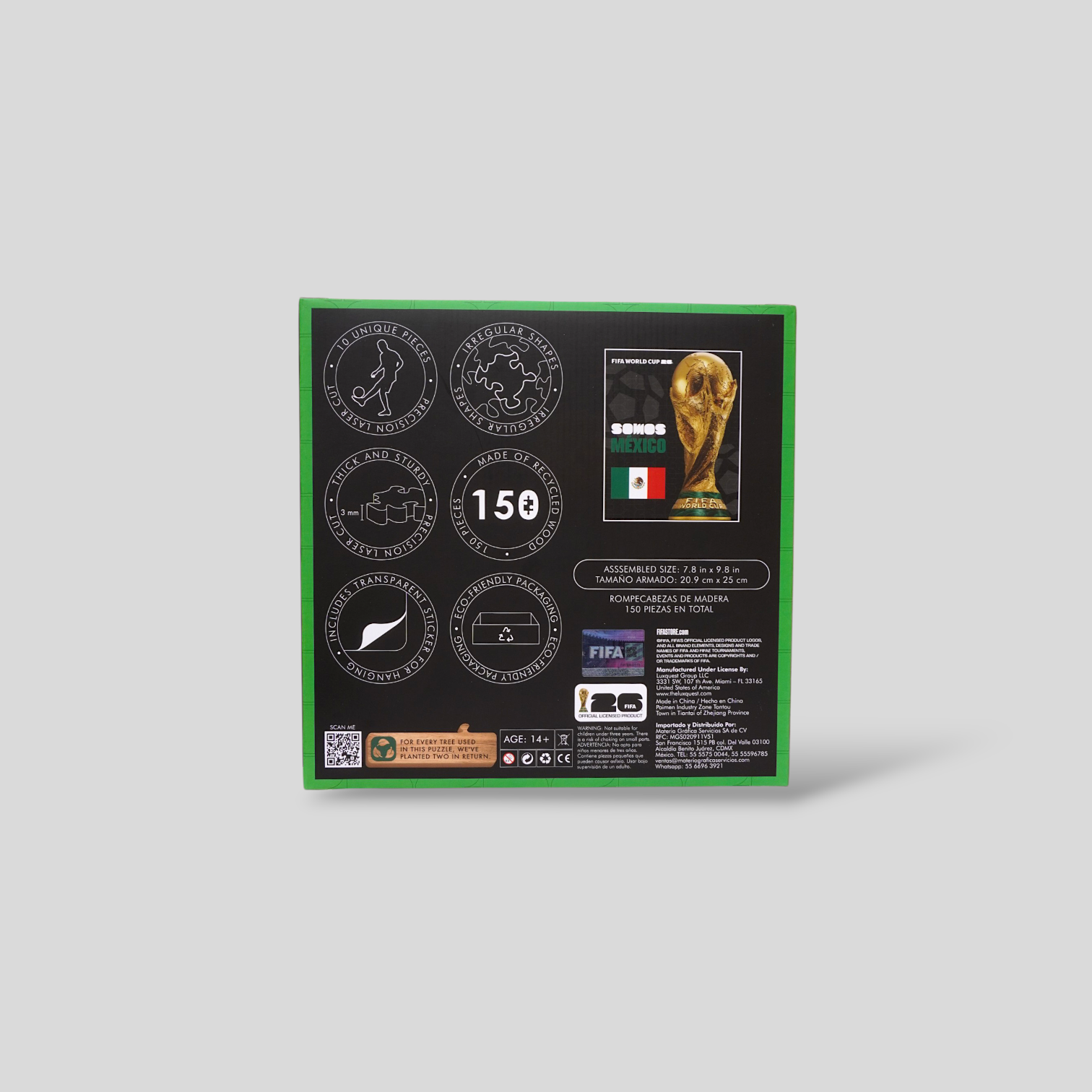 Rompecabezas de Madera FIFA Copa Mundial 2026 150 Piezas