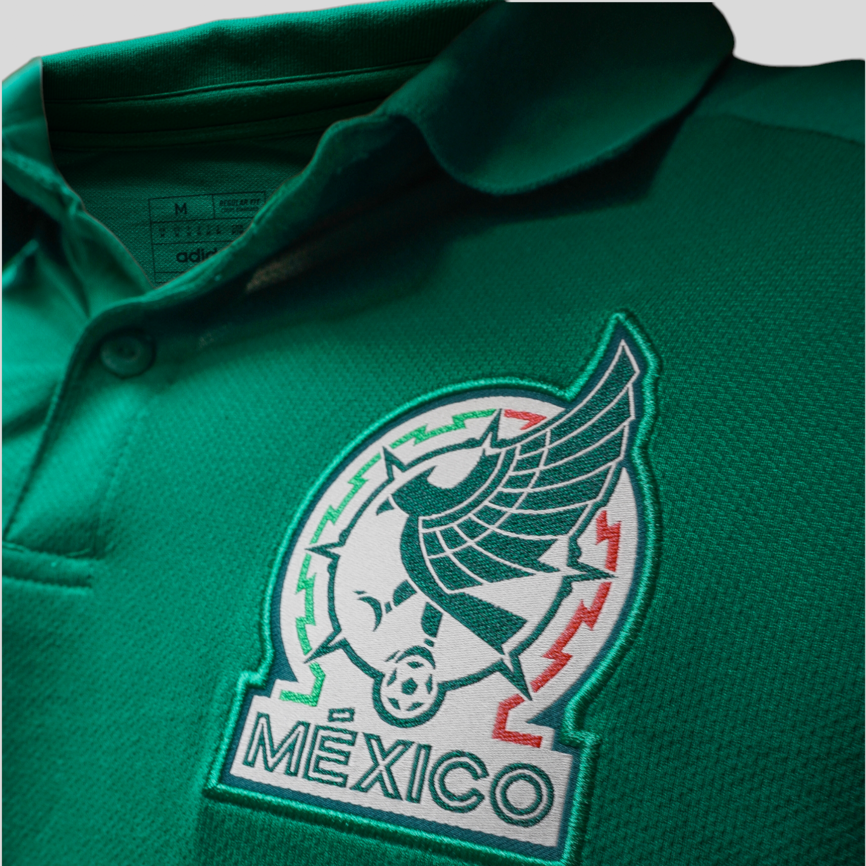 Playera Polo Adidas Selección Mexicana