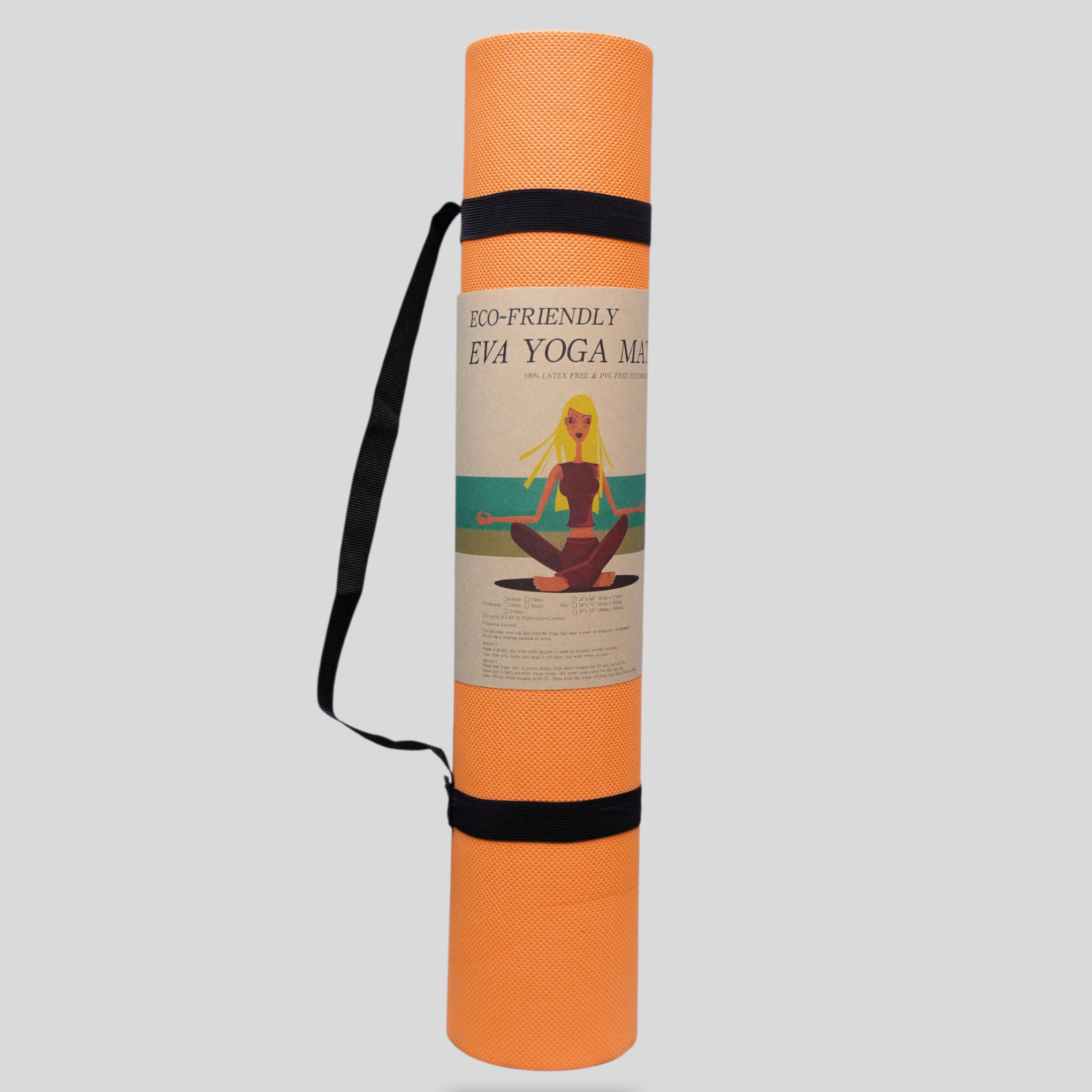 Tapete De Yoga Eva con Antiderrapante